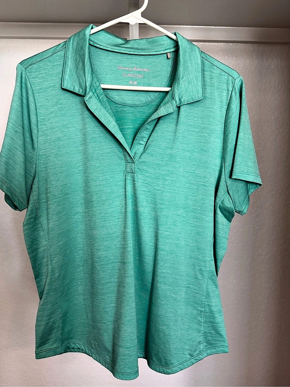 Tommy Bahama IslandZone Short Sleeve Polo in Green Medium Like New
